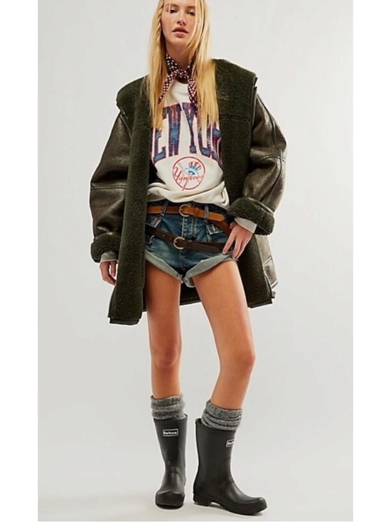 Free People Jackets & Blazers - Free People Oversized Sherpa Hoodie Miller Vegan Chunky Jacket Coat Size Large